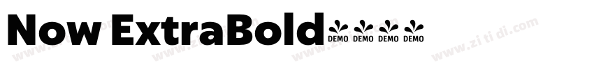 Now ExtraBold字体转换